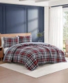 Tommy Hilfiger Collegiate Tartan Cotton Reversible Quilt Set In Multi
