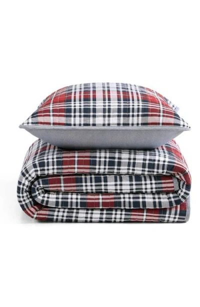 Tommy Hilfiger Collegiate Tartan Plaid Cotton Quilt & Shams Set In Multi