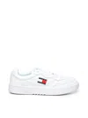 Tommy Hilfiger Color Block Sneakers With Preformed Sole In White