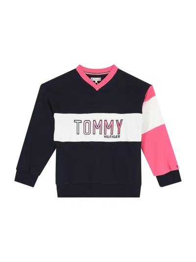 Tommy Hilfiger Colorblock Crewneck Sweatshirt In Multi