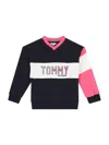 Tommy Hilfiger Colorblock Crewneck Sweatshirt In Multicolour