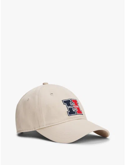 Tommy Hilfiger Colorblock Logo Baseball Cap In Gray