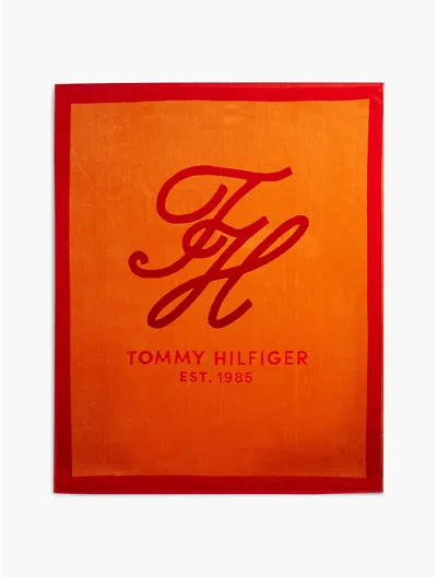 Tommy Hilfiger Colorblock Monogram Beach Towel