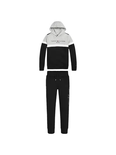 Tommy Hilfiger Kids' Colorblock Set In Black