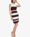 Tommy Hilfiger Colorblock Sheath Dress In Multi