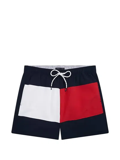 Tommy Hilfiger Badeshorts In Colour-block-optik In Multi
