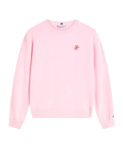 Tommy Hilfiger Comfortable Casual Sweatshirt In Pink