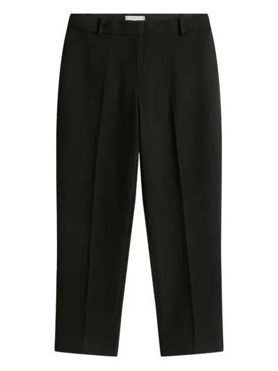 Tommy Hilfiger Concealed-fastening Trousers In Black