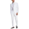 Tommy Hilfiger Conrad Mens Stretch Cotton Two-button Blazer In White