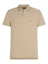 Tommy Hilfiger Contrast-detail Polo Shirt In Neutral
