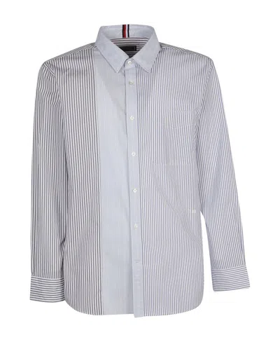 Tommy Hilfiger Cotton Vertical Striped Shirt In Multi