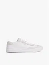 Tommy Hilfiger Contrast Suede Sneaker In White