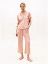 Tommy Hilfiger Contrast Trim Shirt & Pant Sleep Set