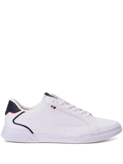 Tommy Hilfiger Contrasting Low-top Sneakers In White