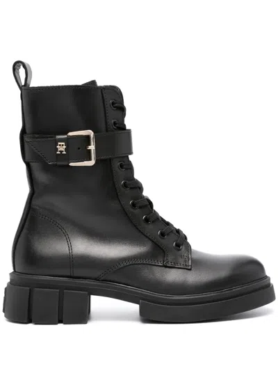 Tommy Hilfiger Cool Feminine 40mm Boots In Black
