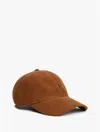 Tommy Hilfiger Corduroy Baseball Cap In Brown