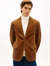 Tommy Hilfiger Corduroy Blazer In Brown