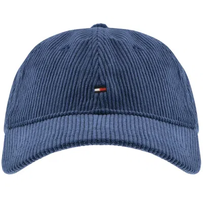 Tommy Hilfiger Corduroy Cap Preppy Navy In Blue