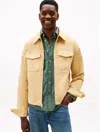 Tommy Hilfiger Corduroy Zip Jacket In Yellow