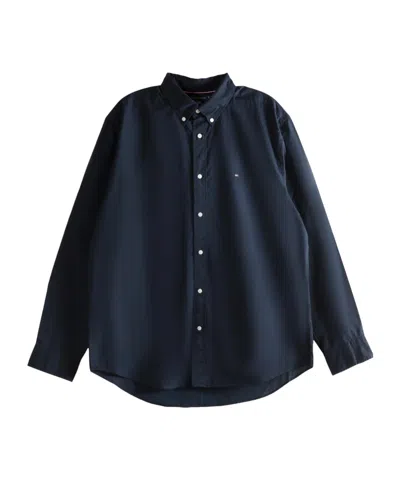 TOMMY HILFIGER CORE FLEX POPLIN SOLID RF SHIRT