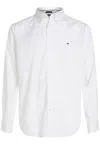 Tommy Hilfiger Core Flex Poplin Solid Rf Shirt In White