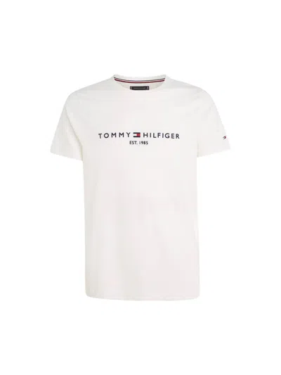 Tommy Hilfiger Mens Core Tommy Logo T-shirt In White