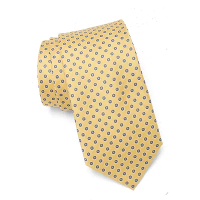 Tommy Hilfiger Cornelius Floral Tie In Yellow