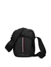 Tommy Hilfiger Corp Messenger Bag In Black