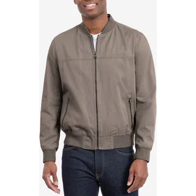 Tommy Hilfiger Cotton Bomber Jacket In Brown