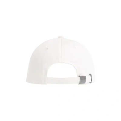 Tommy Hilfiger Cotton Canvas Baseball Cap In White