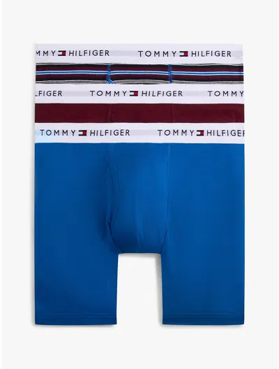 Tommy Hilfiger Cotton Classics Boxer Brief 3 In Blue