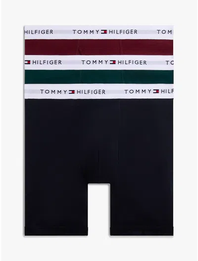 Tommy Hilfiger Cotton Classics Boxer Brief 3 In Green
