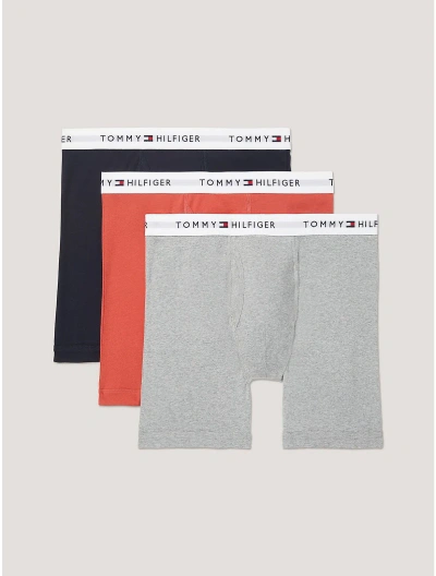Tommy Hilfiger Cotton Classics Boxer Brief 3 In Grey Pearl