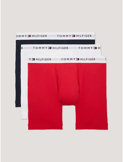 Tommy Hilfiger Cotton Classics Boxer Brief 3 In Red
