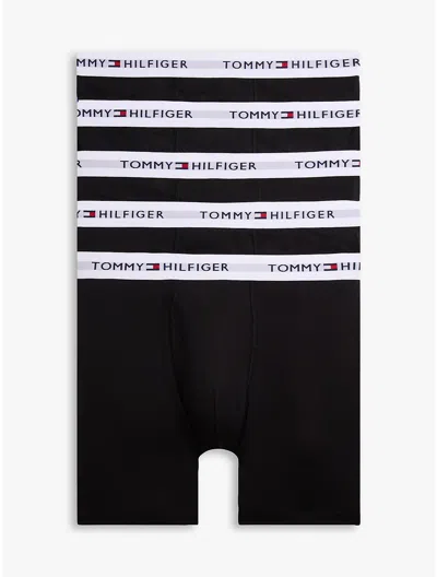 Tommy Hilfiger Cotton Classics Boxer Brief 5 In Black