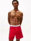 Tommy Hilfiger Cotton Classics Boxer Single Pack In Mahogany