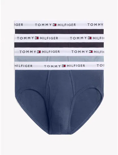 Tommy Hilfiger Cotton Classics Brief 4 In Vintage Blue