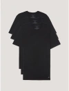 Tommy Hilfiger Cotton Classics Crewneck Undershirt 3 In Black