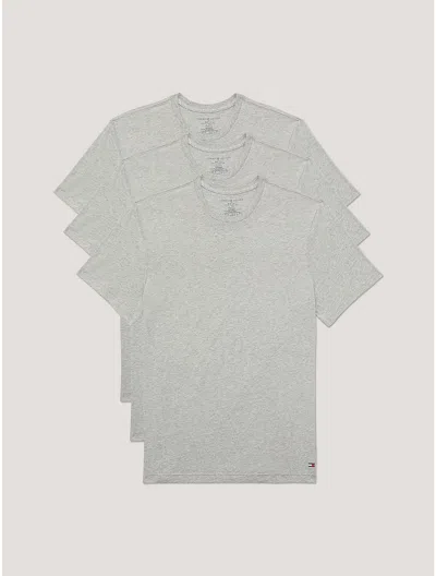 Tommy Hilfiger Cotton Classics Crewneck Undershirt 3 In Storm