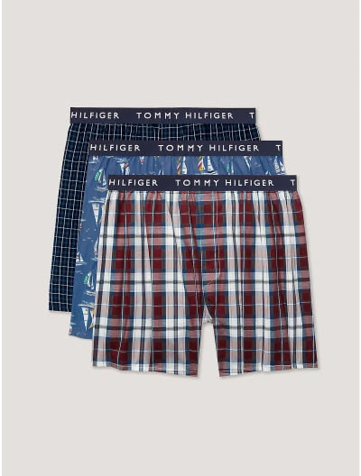 Tommy Hilfiger Cotton Classics Slim Fit Boxer 3 In Sail