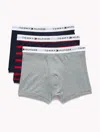 Tommy Hilfiger Cotton Classics Trunk 3pk In Delf Blue