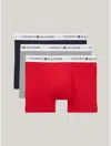Tommy Hilfiger Cotton Classics Trunk 3pk In Mahogany