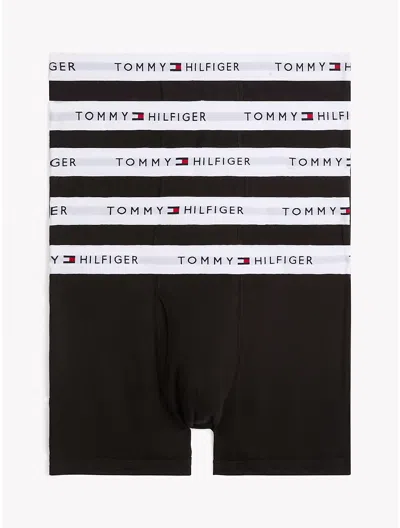Tommy Hilfiger Cotton Classics Trunk 5pk In Black