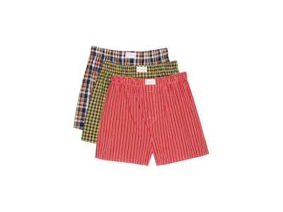 Tommy Hilfiger Cotton Classics Woven Boxer 3-pack In Multi