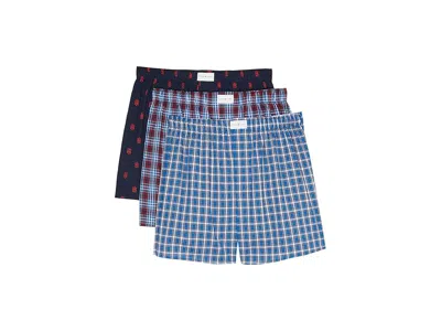 Tommy Hilfiger Cotton Classics Woven Boxer 3-pack In Multi