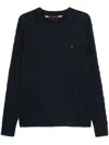 Tommy Hilfiger Regenerative Cotton Cozy Sweater In Blue