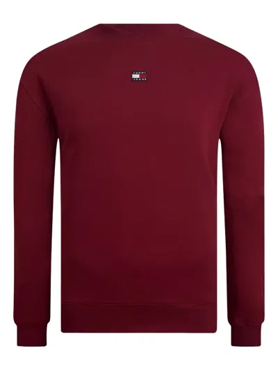 Tommy Hilfiger Cotton Mix Turtleneck In Deep Rouge