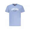 Tommy Hilfiger Blue Cotton Men T-shirt