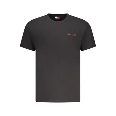 Tommy Hilfiger Cotton Men Men's T-shirt In Black