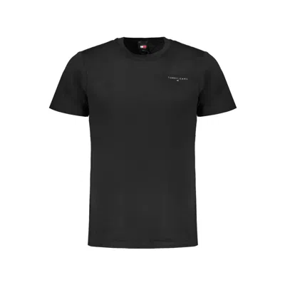 Tommy Hilfiger Cotton Men Men's T-shirt In Black